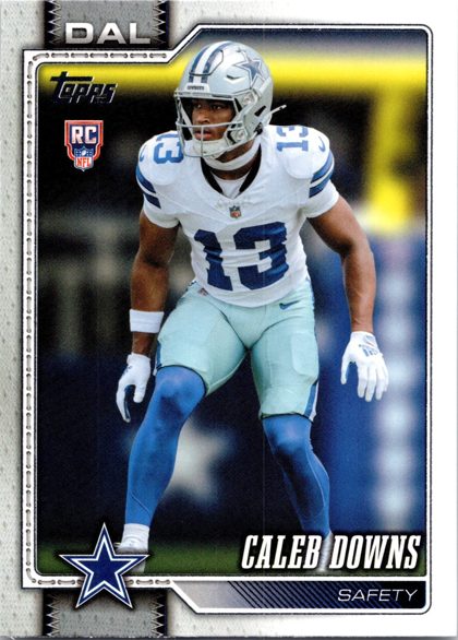 Scan of Caleb Downs rookie card